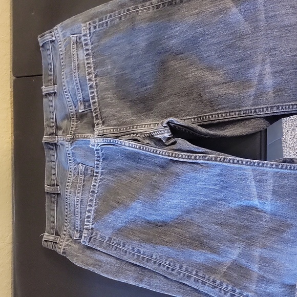 Men's black faded structure jeans size 38x32 excellent use condition - Picture 6 of 6